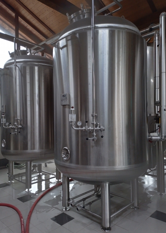 Serbatoi hl 40 per maturazione birra in acciaio inox