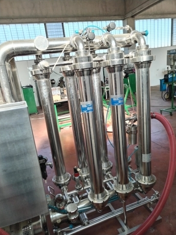 Filtro tangenziale isobarico