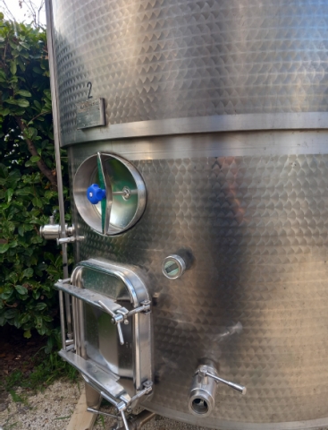 Serbatoio 100 hl in acciaio inox termocondizionato