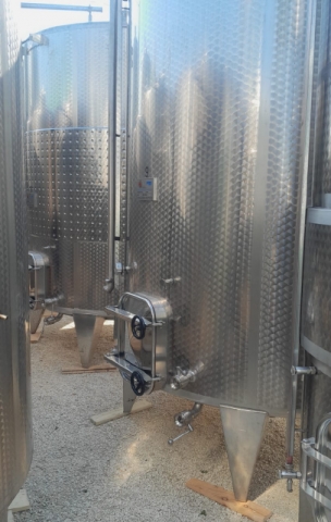 N.2 serbatoio 100 hl in acciaio inox termocondizionati