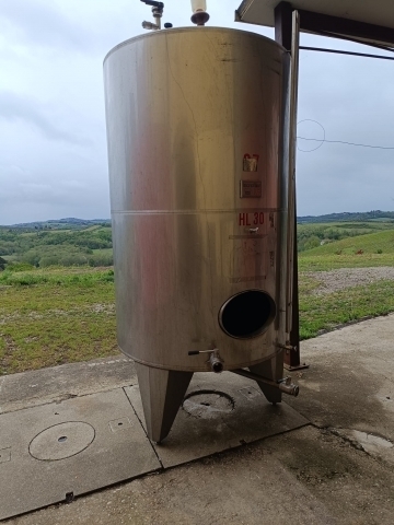 Serbatoio hl 30 da stoccaggio  in acciaio inox