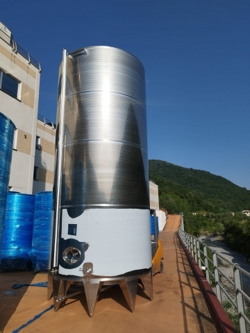 Serbatoio 300 hl da stoccaggio in acciaio inox 