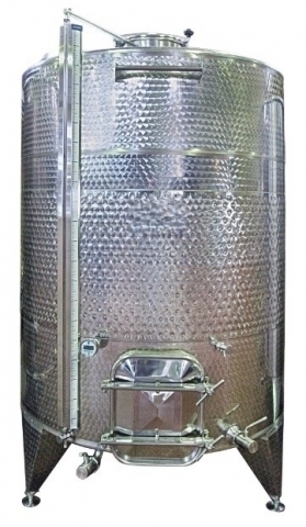Serbatoio 75 hl da stoccaggio/vinificazione  in acciaio inox